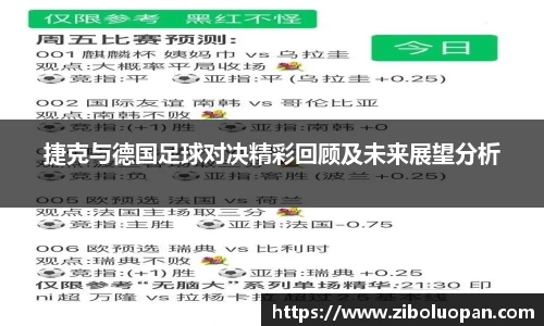 捷克与德国足球对决精彩回顾及未来展望分析